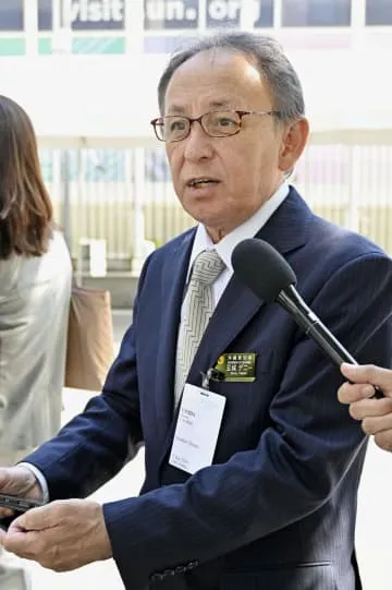 国連事務次長、沖縄県知事と会談