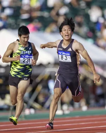 男子100mは宇野が優勝