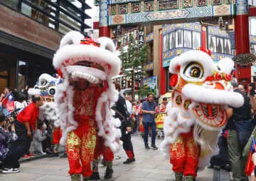 横浜中華街、双十節の祝賀行事