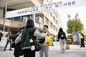 競争激しい韓国で大学入試