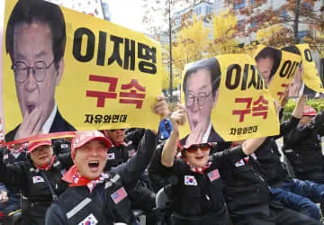 韓国の最大野党代表に有罪判決