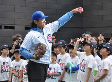 今永、小学生の挑戦後押し