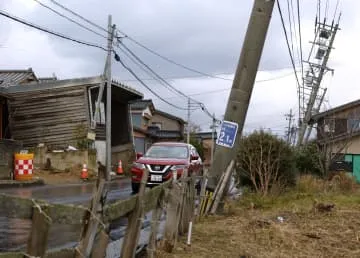 能登液状化、震度5弱以下も多発