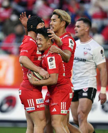 ラグビー、神戸が横浜破り初勝利