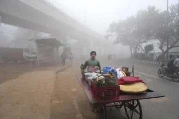 インド北部、濃霧で交通混乱