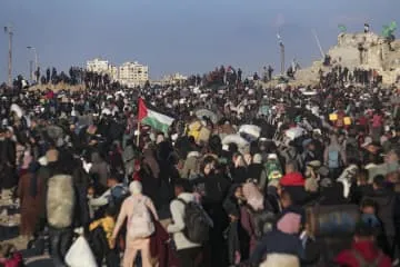 ガザ住民22万人が北部帰還