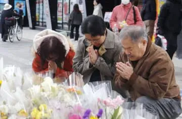 東名飲酒事故遺族が福島で献花