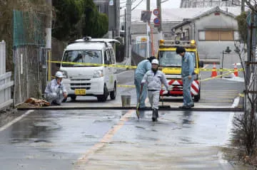 大阪の水道管相次いで破損