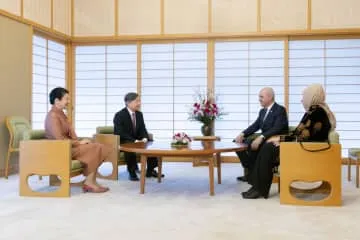 両陛下、トルコ議長夫妻と会見
