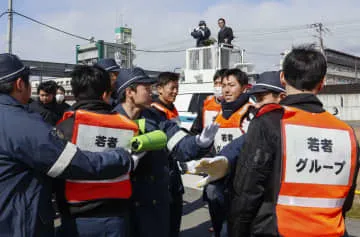 関西万博開幕に備え合同警備訓練