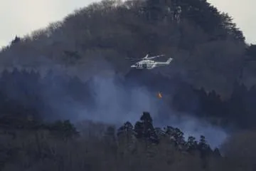 岩手山火事、4日目も消えず