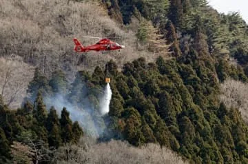 岩手の山林火災5日目