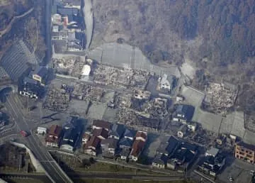 岩手の山林火災、さらに延焼