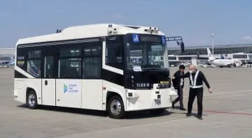 中部国際空港で自動運転実験