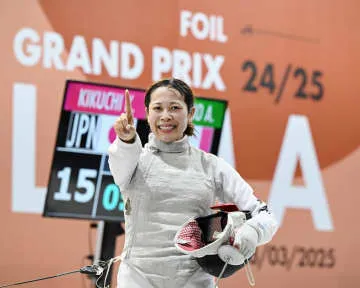 女子フルーレ、菊池が初優勝