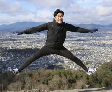 中日・大野雄大、恒例の登山