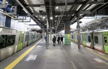 山手線渋谷駅の工事終了