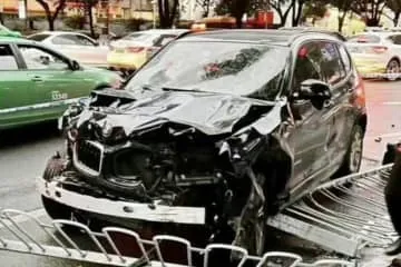 中国広州で車暴走5人死亡