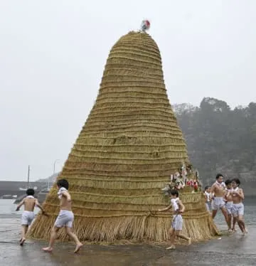 鳥取で伝統行事「トンドウ」