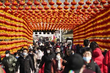 中国死者40日余で日本超え