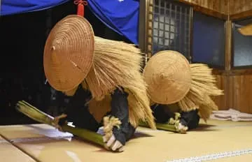 青竹打ち鳴らし、豊作祈願