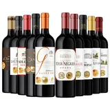 【送料無料】【予約販売:第1弾】ボルドーの常識を覆す!格上メドック×5冠金賞×高評価!厳選赤ワイン10本セット 【W070…